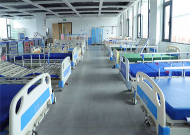 Thép bột tráng y tế điều chỉnh giường, hướng dẫn sử dụng giường bệnh viện di động