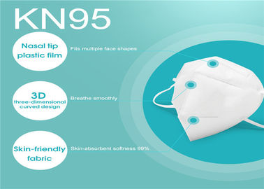 N95 Mặt nạ y tế dùng một lần Thở cao Meltblown Lọc Lớp giữa