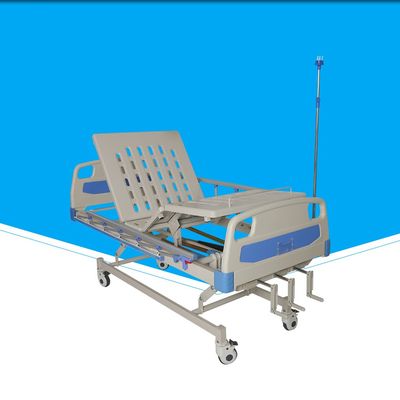 Giường bệnh viện di động 500 - 780mm, giường có thể điều chỉnh có thể gập lại với giá đỡ IV