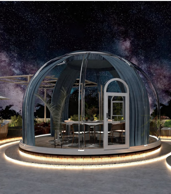 5m PC Bubble Geodesic Dome Glamping Lent Màu hoàn toàn trong suốt